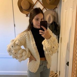 LULUS Poms leeve sweat